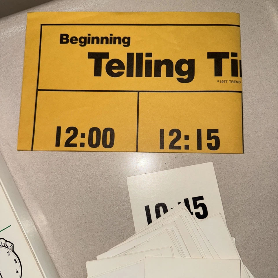 Telling Time Bingo Game The playful way to learn to tell time Complete - Image 4 of 4