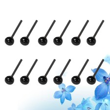 200 Pairs Tiny Glass Eyes Assortment Kits Mini for Crafts Closing Toy