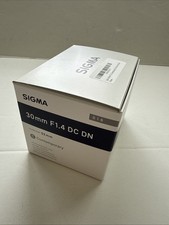 NEW Sigma 30mm f/1.4 DC DN Sony E Mount Lens Brand New Sharp Fast Prime