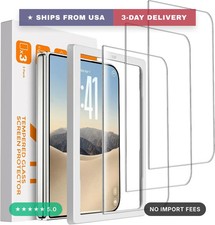 3 Pack Screen Protector for iPhone Duo 9H Tempered Glass