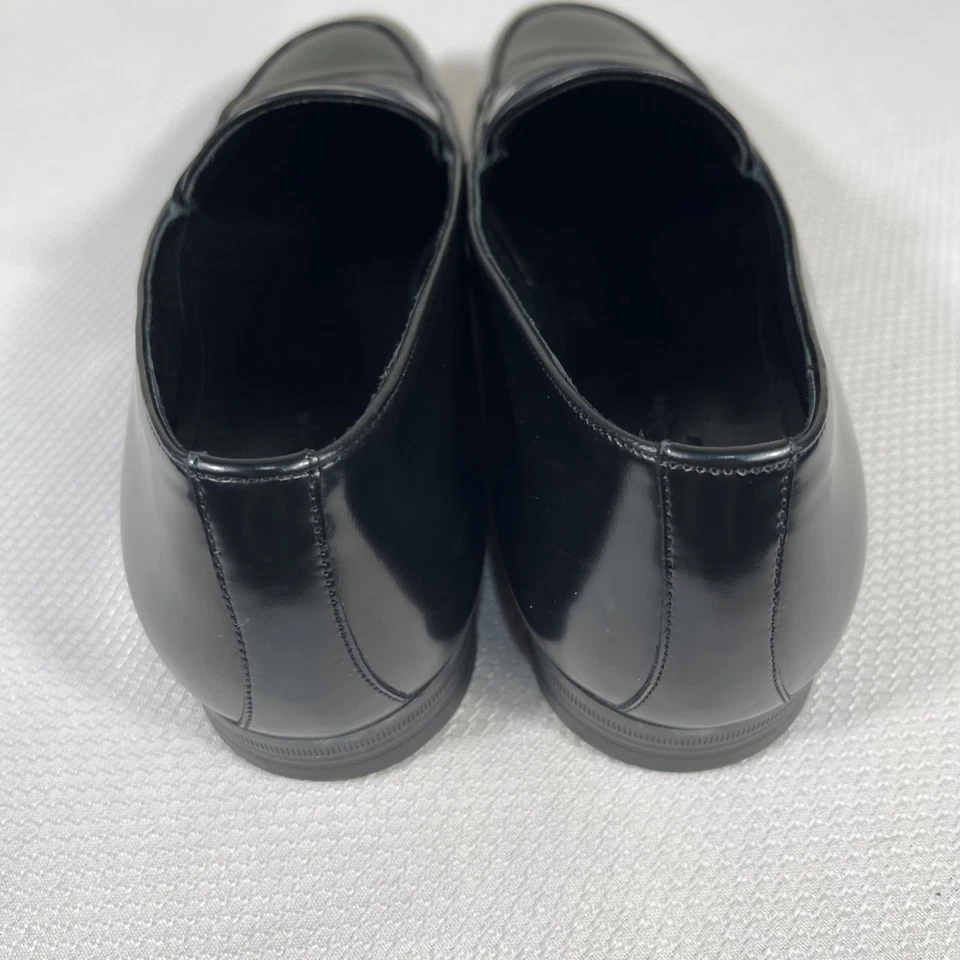 Ermenegildo Zegna Black Patent Leather Loafers,  Size 8.5 - Image 3 of 4