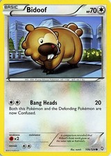 Bidoof 106/124 Dragons Exalted 2012 Pokemon NM