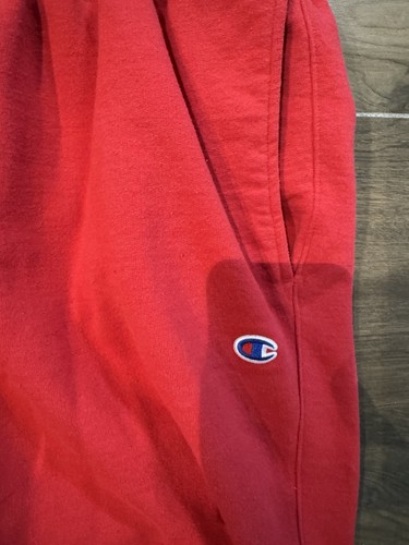 Champion Red Sweatpants Men’s Size M Unisex - Picture 9 of 12