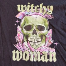 Witchy Woman Graphic Tee NWOT Custom Made