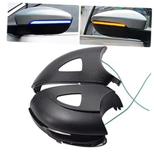  Sequential Led Side Mirror Turn Signal wiith holes blue+yellow(with holes)