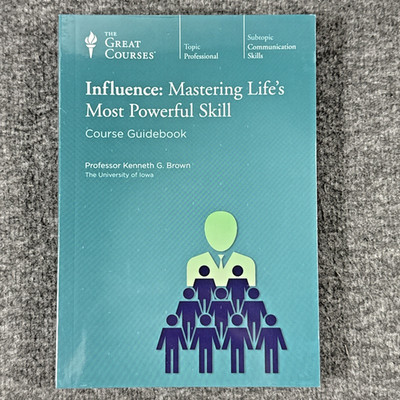 Influence Mastering Life's Most Powerful Skill Great Courses CD & Guidebook NEW
