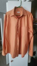 Brioni Dress Shirt Mens Salmon/Pink Collar 17 sleeve 25 Bitton Down