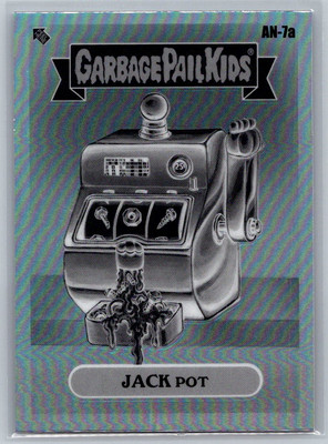 2024 Garbage Pail Kids Chrome 7 #AN-7a Jack Pot NEGATIVE Refractor