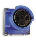 Hubbell Wiring Device-Kellems A460r9 Watertight Pin & Sleeve Receptacle, 60 A,