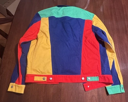Men’s Wrangler jean jacket Medium - Happy Socks Collab Sample image 7