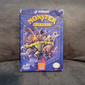 Monster in My Pocket Nintendo NES Complete in Box (Box, Game, Manual, Sleeve)