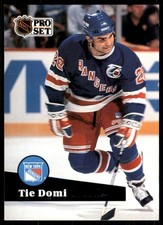 1991-92 Pro Set Tie Domi New York Rangers #440