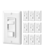 DEWENWILS Dimmer Switch for LED Lights, 600W Incandescent/Halogen, 10 Packs