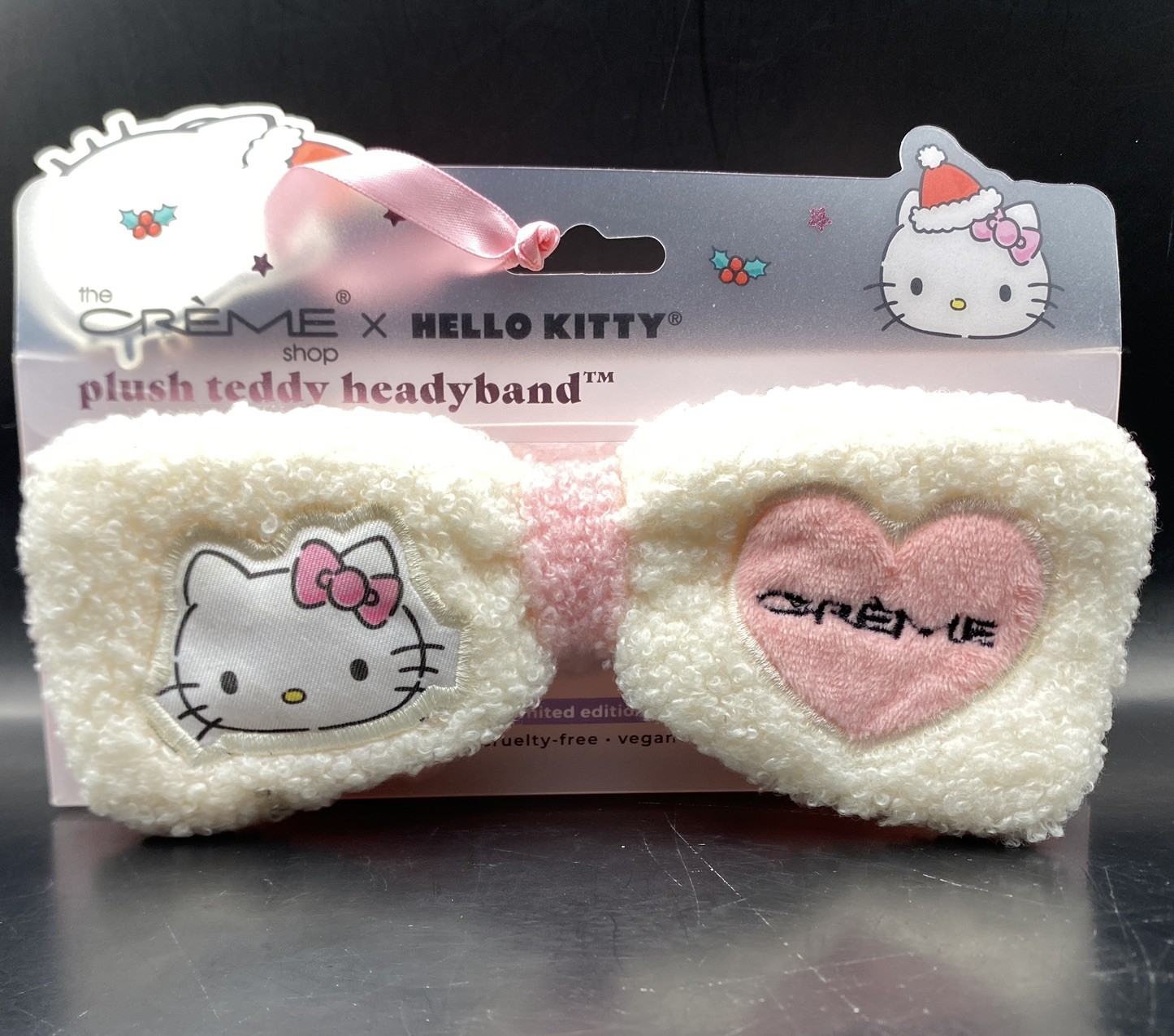 Hello Kitty Plush Spa Headband with Limited Edition Teddy Bow