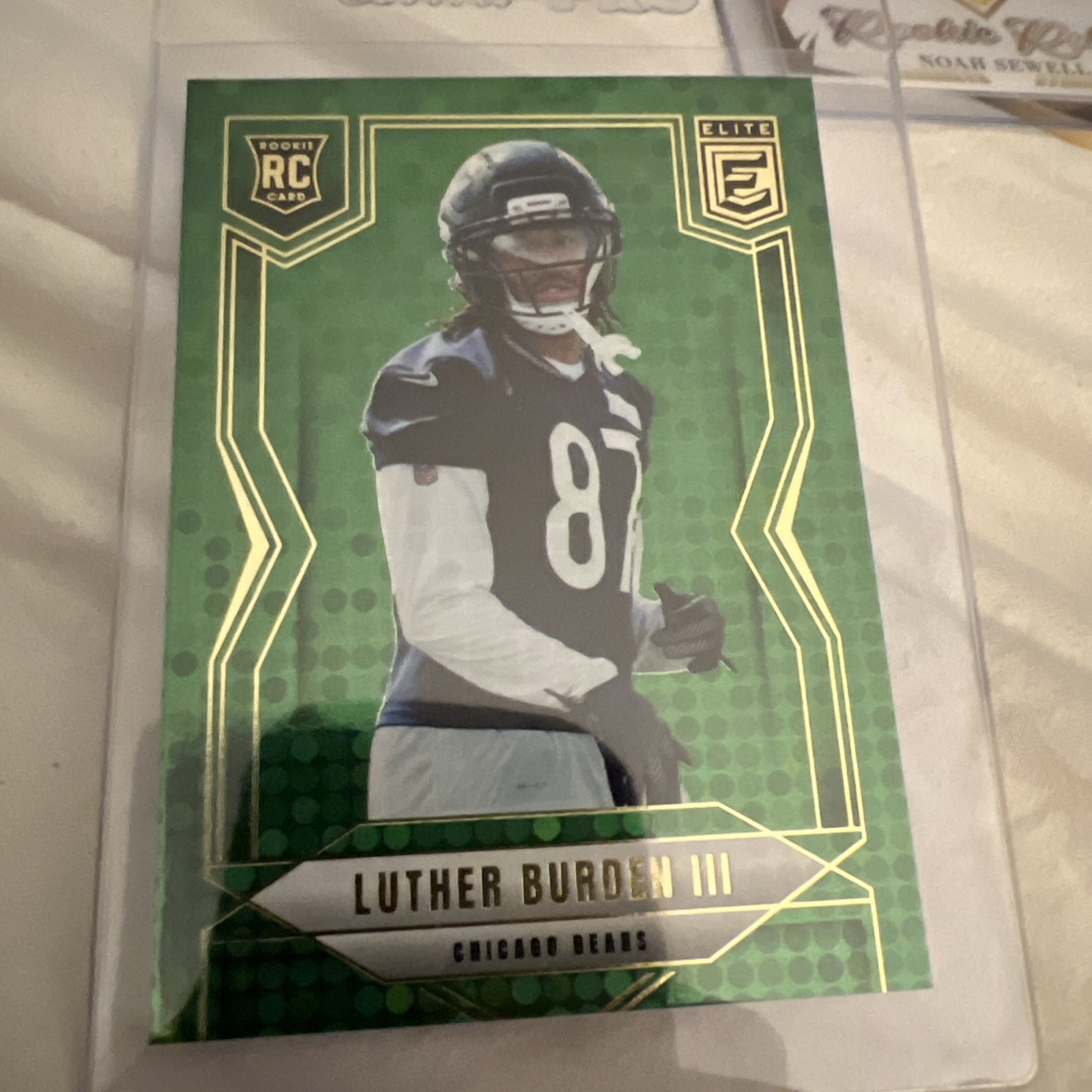 2025 Panini Donruss Elite - Rookies Luther Burden #118 Green Disco (RC)