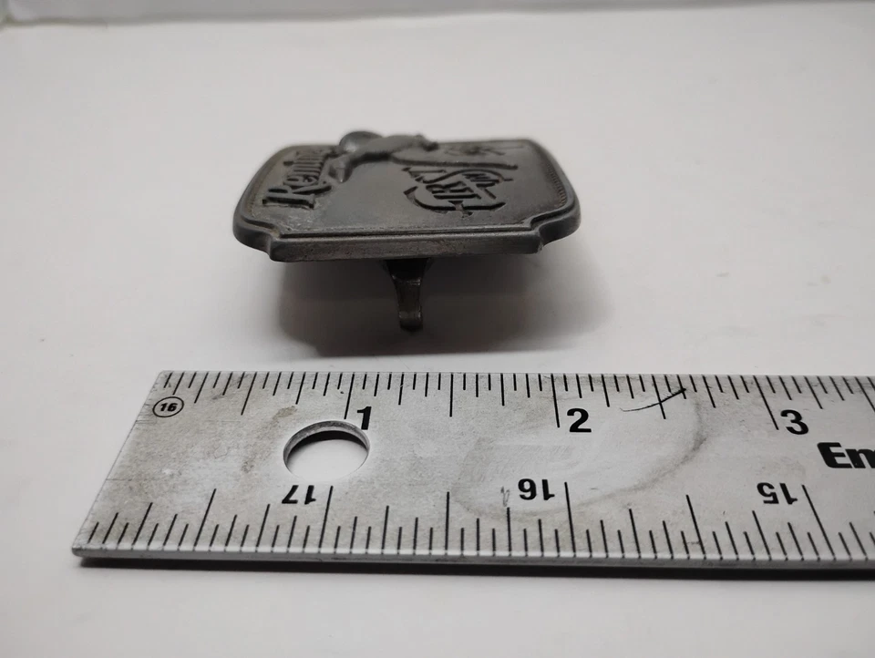 Fivela de cinto vintage Remington First In The Field Canadá ganso - Imagem 4 de 4