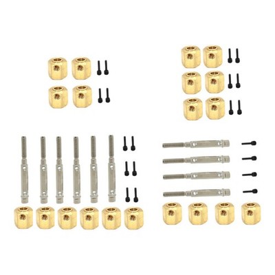 RC Auto Rad Sechskant Naben ersetzen YK4082 4102 6061 Umbau Wartungskomponenten