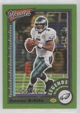 2022 Panini Classics Legends Timeless Tributes Green 6/25 Donovan McNabb 1u6