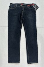 Lighty Light Girls Size 13 Dark Wash Blue Straight Leg Denim Jeans Solid