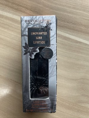 Revolution Enchanted Kiss Lustre Lipstick Black .12 oz New Sealed