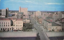 Cedar Rapids Iowa IA Vintage 1940s Aeria View Showing Street Scenes