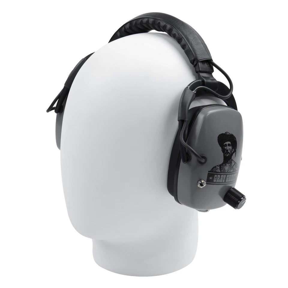 DetectorPro Gray Ghost NDT Platinum Series Headphones with 1/4 Angle Connector - Image 3 of 4