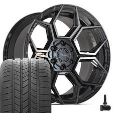4ps26 20x9 Black Rims Goodyear Tires Tpms Set Fits Silverado Sierra 4ps26 20x9 Black Rims Goodyear Tires Tpms Set Fits Silverado Sierra
