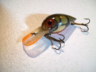 PRE RAPALA STORM WIGGLE WART FISHING LURE IN CUSTOM PAINT-OVER NATURAL GREENCRAW — photo 3