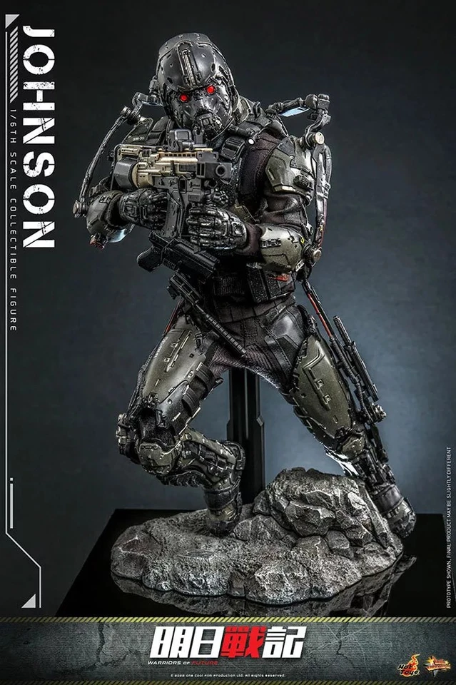 Hot Toys Movie Masterpiece MMS668 1/6 Johnson Warriors of Future Action Figure - Image 4 of 4