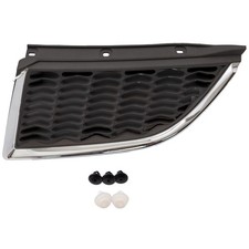 Grille For 2004-2006 Mitsubishi Galant Left Chrome Shell W Gray Insert Plastic