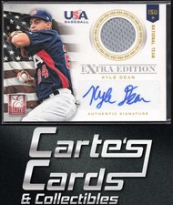 Kyle Dean 2012 Panini USA Baseball #8 15U National Team Jersey Signatures 96/99