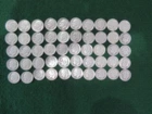 1950-1959 Roosevelt Silver Dimes Roll of 50 - Lot 1
