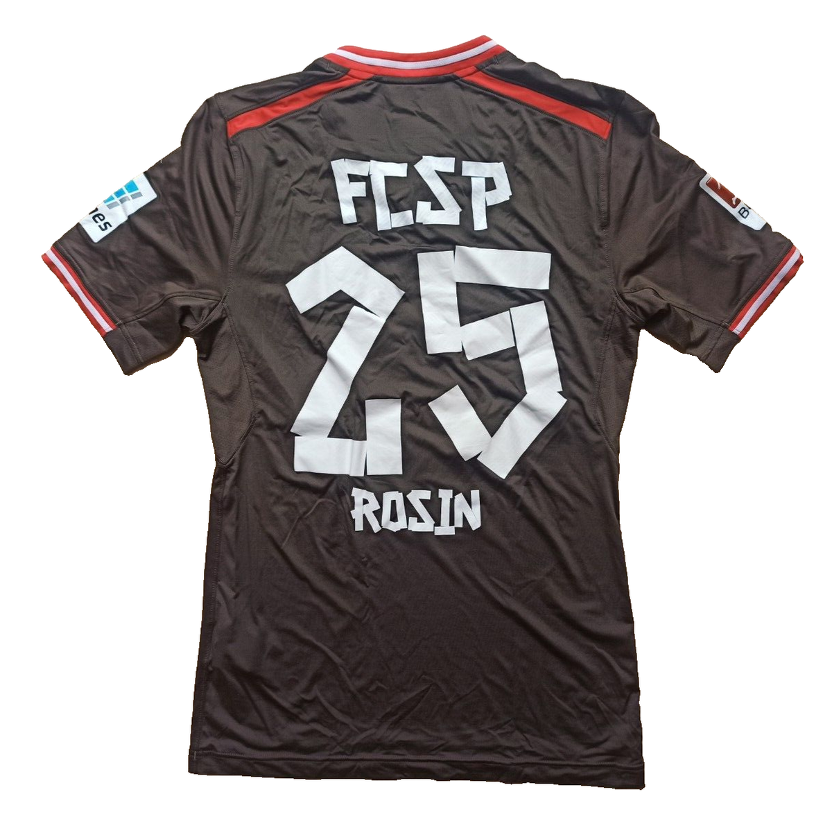 Under Armour Dennis Rosin FC Pauli 2016/2017 Heim Trikot braun