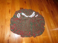 Handmade Full Circle Holiday Toddler Dress Sparkly Vintage