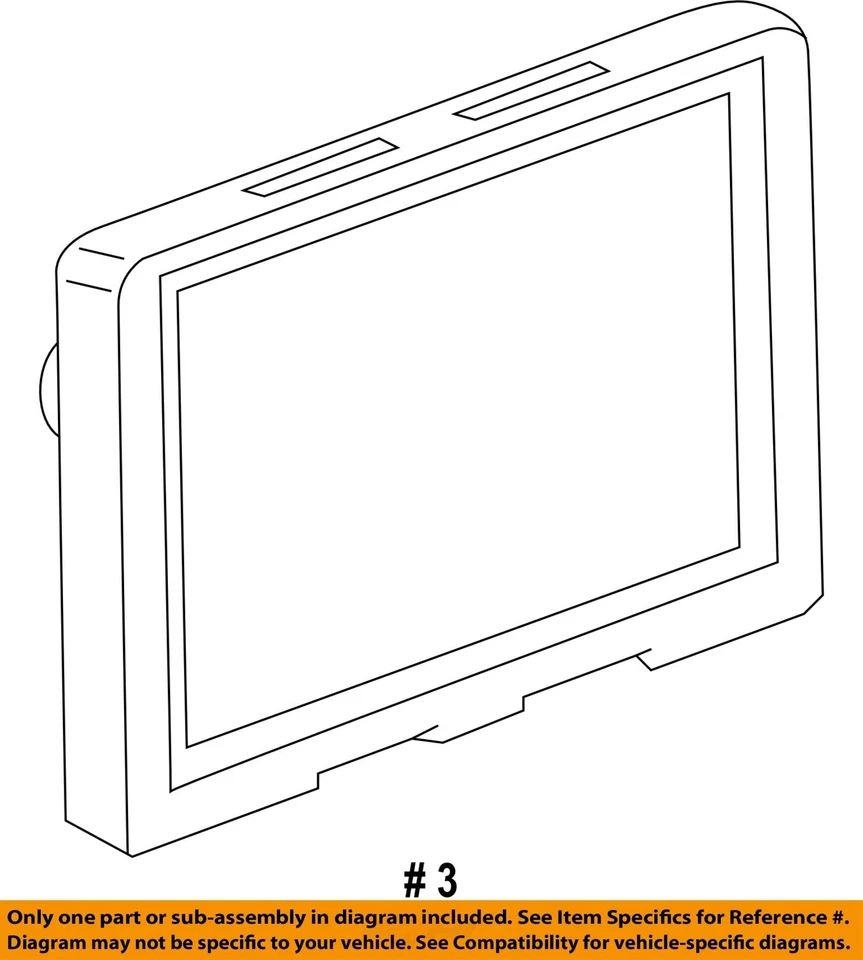 Pantalla de infoentretenimiento central delantera usada se adapta a: camioneta GMC Sierra 2500 2016 grado Foto 4 de 4
