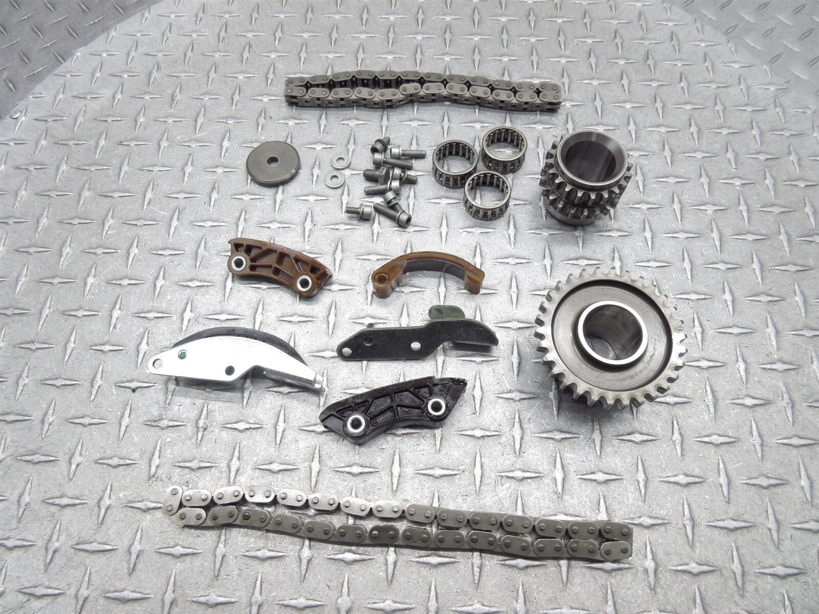 2008 Ferrari F430 Spider Engine Motor Timing Chain Guide Rail Gear Sprocket Lot