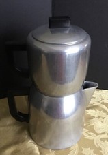 Vintage aluminum Kitchen Craft coffee percolator pot