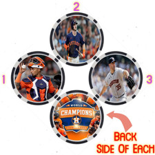 Houston Astros 2022 World Series Champs Collectable Chip Set (3)