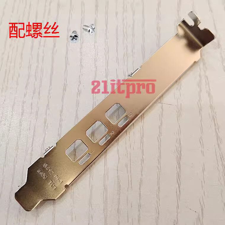 2PCS Full Height Long Bracket Replacement for NVIDIA Quadro P400 T400