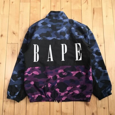 スノーボード BAPE color camo coach jacket purple camo COLOR CAMO SHARK 4WAY DOWN JACKET | bape.com