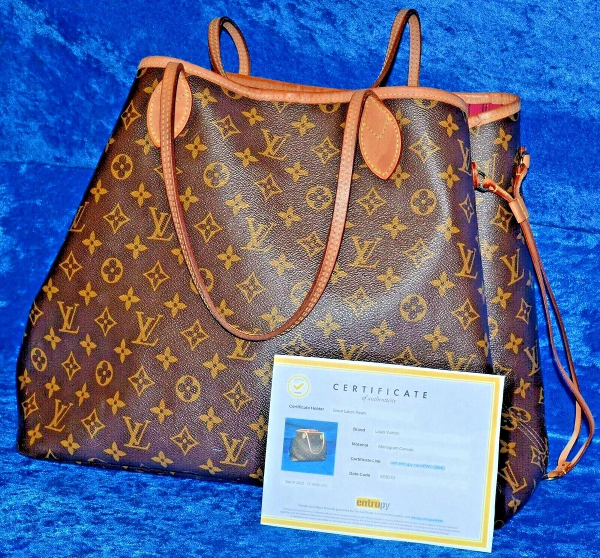 louis vuitton style pattern for bag liner.