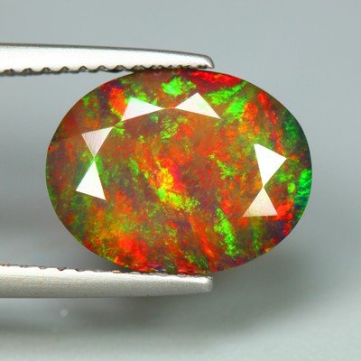 2.90 Cts_Marvelous Opal Collection_100 % Natural Top Flash Solid Black Opal