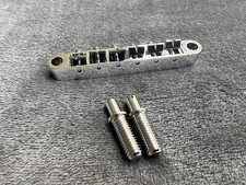 Epiphone Chrome Tune-O-Matic Bridge  Stop Tail Tailpiece set FREE SHIPPING 