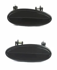 NEW Rear Outside Door Handles Set L&R Black for Impala Malibu Cutlass Grand Prix