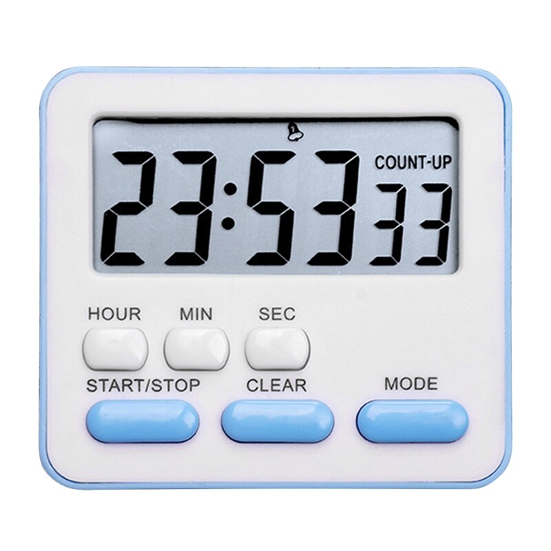 Digital Display Cooking Alarm Clock Kitchen Timer Sleep Stopwatch Clock