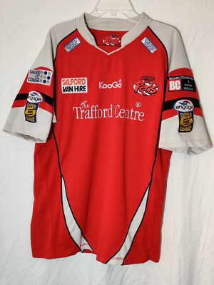 Super League Rugby, Salford City Reds Rugby Home Jersey KooGa Mens XL 
