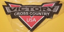 Cross Country Victory Motorcycles Embroidered approx Patch 6x11"