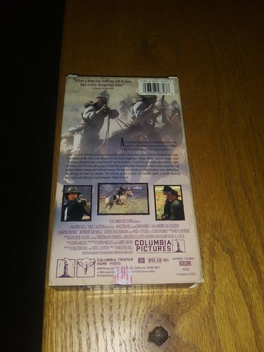 GERONIMO: An American Legend VHS, 1994 Jason Patric, Robert Duvall, Gene Hackman - Picture 2 of 4