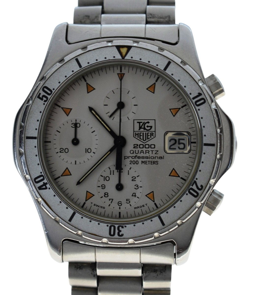 TAG Heuer 2000 クロノグラフ 時計 90年代】 タグホイヤー 2000 / プロフェッショナル / クロノ