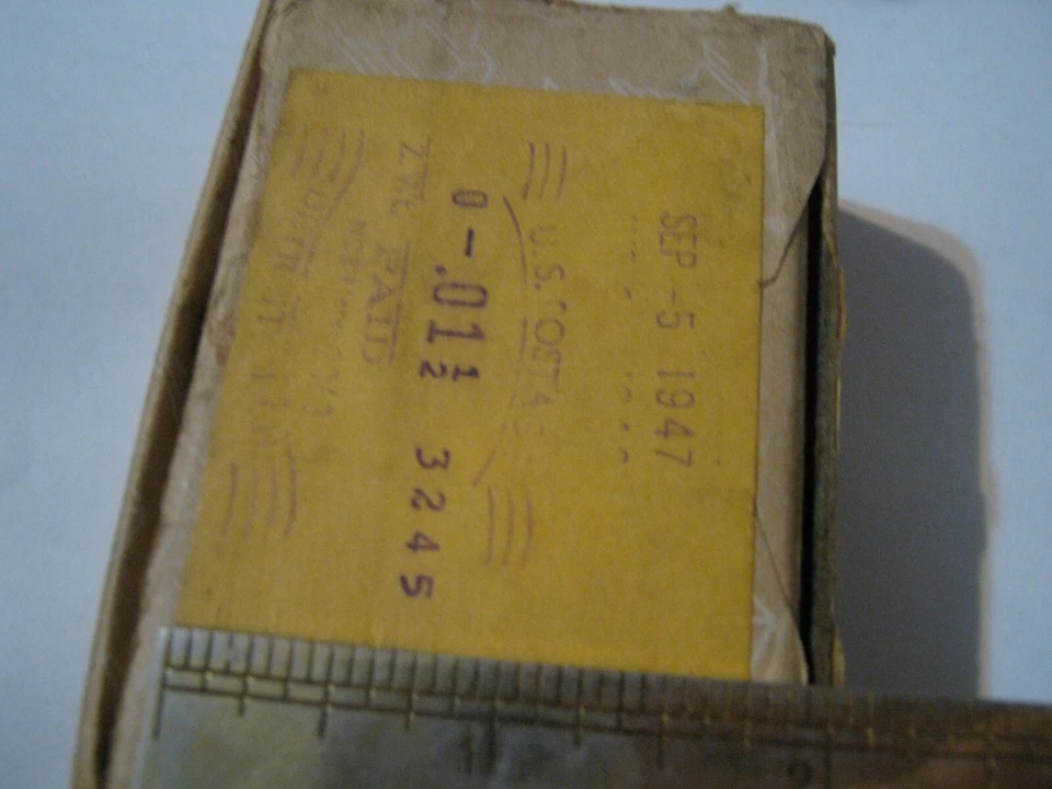 E3 NCR P-1924(3-3)P-P US Meter on Box, Sep 5 1947 Detroit Burr Patterson & Auld - Image 4 of 4